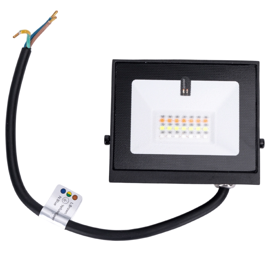Aigostar - LED RGB dimeriuojamas prožektorius LED/20W/230V IP65 + nuotolinis pultas