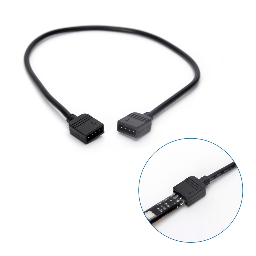 Aigostar - LED RGB išmanioji pritemdoma juostelė 4x0,5m LED/4,5W/5V Wi-Fi + nuotolinio valdymo pultas