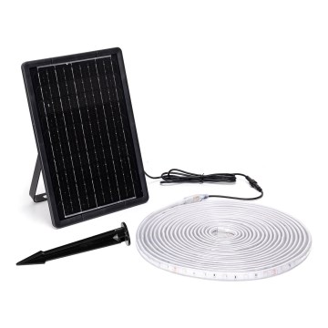 Aigostar - LED RGB Pritemdoma saulės juosta LED/10W/3,2V 10 m IP65 + nuotolinio valdymo pultas