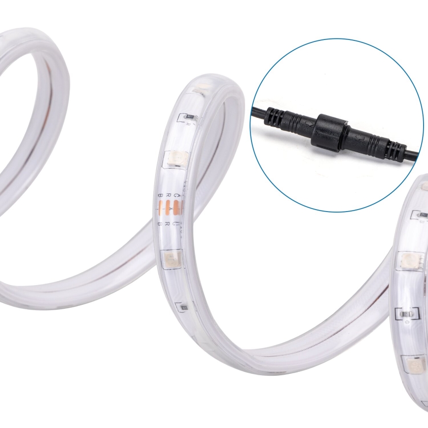 Aigostar - LED RGB Pritemdoma saulės juosta LED/10W/3,2V 10 m IP65 + nuotolinio valdymo pultas