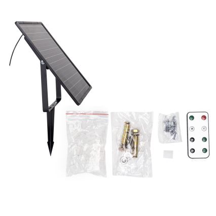 Aigostar - LED RGB Pritemdoma saulės juosta LED/20W/3,2V 20 m IP65 + nuotolinio valdymo pultas