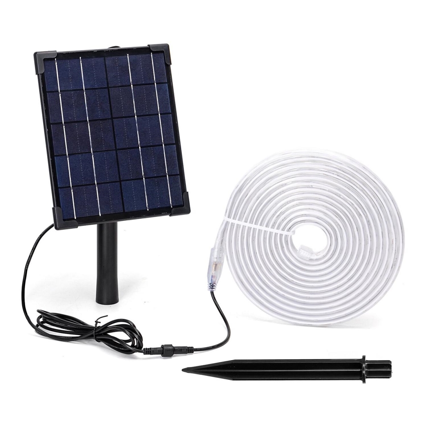 Aigostar - LED RGB Pritemdoma saulės juosta LED/5W/3,2V 7 m IP65 + nuotolinio valdymo pultas