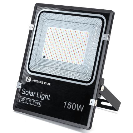 Aigostar - LED RGB Pritemdomas saulės prožektorius LED/150W/3,2V IP66 + nuotolinio valdymo pultas