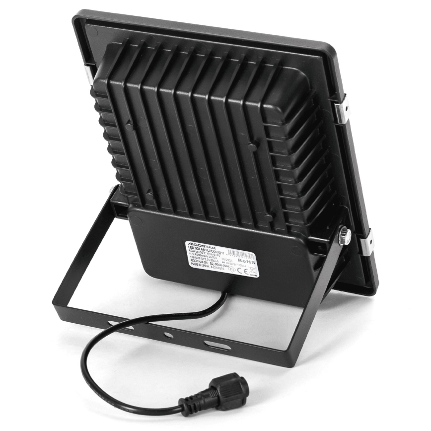 Aigostar - LED RGB Pritemdomas saulės prožektorius LED/50W/3,2V IP66 + nuotolinio valdymo pultas