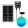 Aigostar - LED RGB Pritemdomas saulės sietynas MESH LED/20W/3,7V 4000 mAh 2700K-6500K IP65 diametras 20 cm