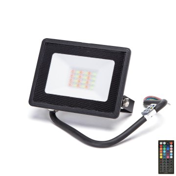 Aigostar - LED RGB prožektorius LED/20W/230V IP65 + nuotolinio valdymo pultas