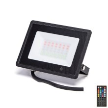Aigostar - LED RGB prožektorius LED/30W/230V IP65 + nuotolinio valdymo pultas