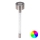 Aigostar - LED RGB saulės energija įkraunamas šviestuvas LED/0,006W/1,2V 40 mAh 36,7cm matinis chromas IP44