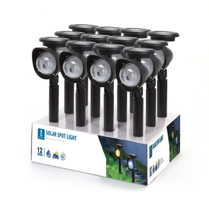 Aigostar - LED RGB saulės energija įkraunamas šviestuvas LED/400mAh IP44
