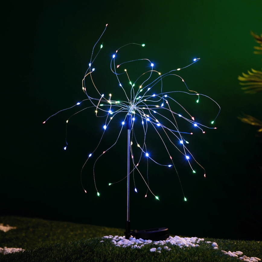 Aigostar - LED RGB šviestuvas, įkraunamas saulės energija LED/0,03W/1,2V IP44