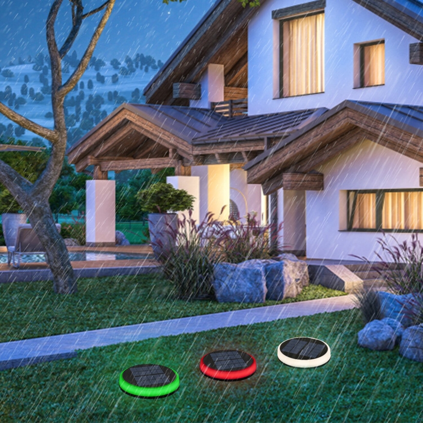 Aigostar - LED RGB šviestuvas, įkraunamas saulės energija LED/0,6W/3,7V IP65