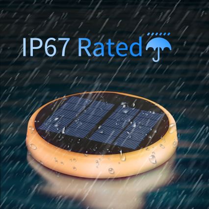 Aigostar - LED RGB šviestuvas, įkraunamas saulės energija LED/0,6W/3,7V IP65