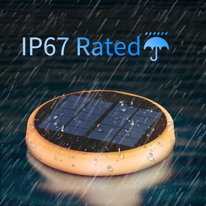 Aigostar - LED RGBIC Saulės energija įkraunamas šviestuvas LED/0,6W/3,7V IP65 2000 mAh
