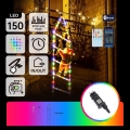 Aigostar - LED RGBICW išmanus lauko kalėdinis dekoras MESH 150xLED/230V 3m IP44 + nuotolinis valdymas