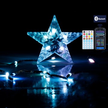 Aigostar - LED RGBICW lauko kalėdinė girlianda 100xLED 10m IP44 + nuotolinio valdymo pultas