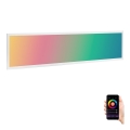 Aigostar - LED RGBW dimeriu reguliuojamas pakabinamas lubų panelis MESH LED/36W/230V 2700-6500K 120x30 cm