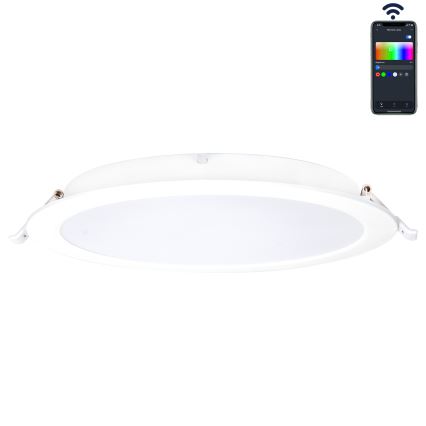 Aigostar - LED RGBW Pritemdomas įleidžiamas lubinis vonios šviestuvas MESH Išmanus LED/18W/230V 2700-6500K IP44