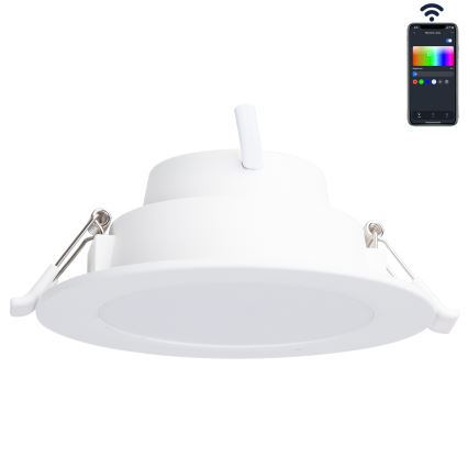 Aigostar - LED RGBW Pritemdomas įleidžiamas lubinis vonios šviestuvas MESH Išmanus LED/6W/230V 2700-6500K IP44