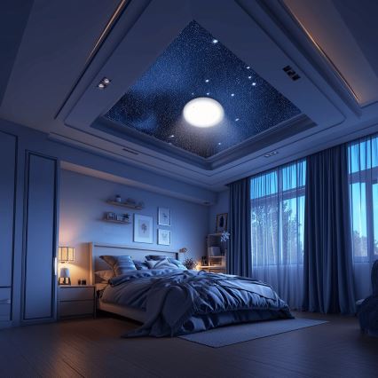 Aigostar - LED RGBW Pritemdomas sieninis vonios šviestuvas MESH Išmanus LED/12W/230V IP44 + nuotolinio valdymo pultas