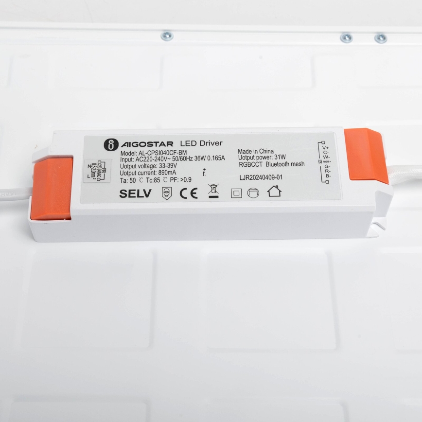 Aigostar - LED RGBW Pritemdomas įleidžiamas skydelis MESH LED/36W/230V 2700-6500K 120x30 cm
