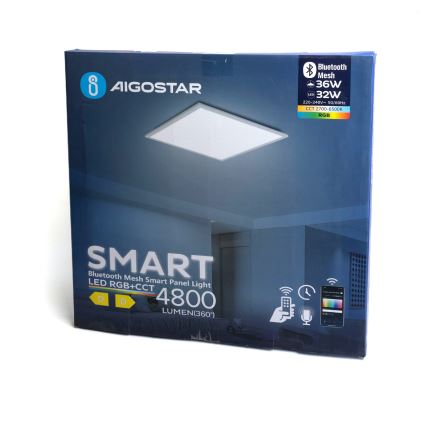 Aigostar - LED RGBW Pritemdomas įleidžiamas skydelis MESH LED/36W/230V 60x60 cm