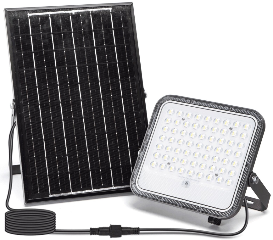 Aigostar - LED RGBW Pritemdomas saulės prožektorius LED/100W/3,4V IP66 + nuotolinio valdymo pultas