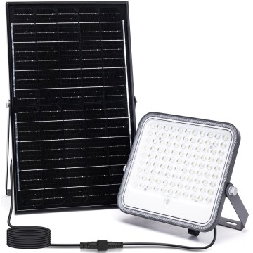 Aigostar - LED RGBW Pritemdomas saulės prožektorius LED/150W/3,4V IP66 + nuotolinio valdymo pultas