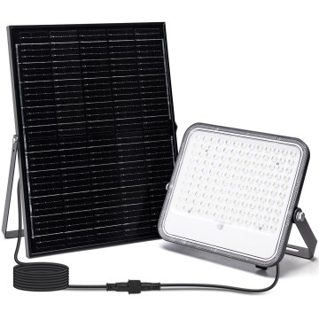 Aigostar - LED RGBW Pritemdomas saulės prožektorius LED/200W/3,4V IP66 + nuotolinio valdymo pultas