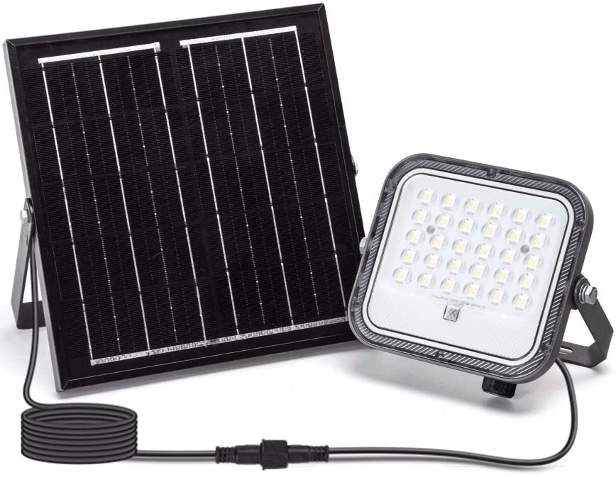 Aigostar - LED RGBW Pritemdomas saulės prožektorius LED/50W/3,4V IP66 + nuotolinio valdymo pultas