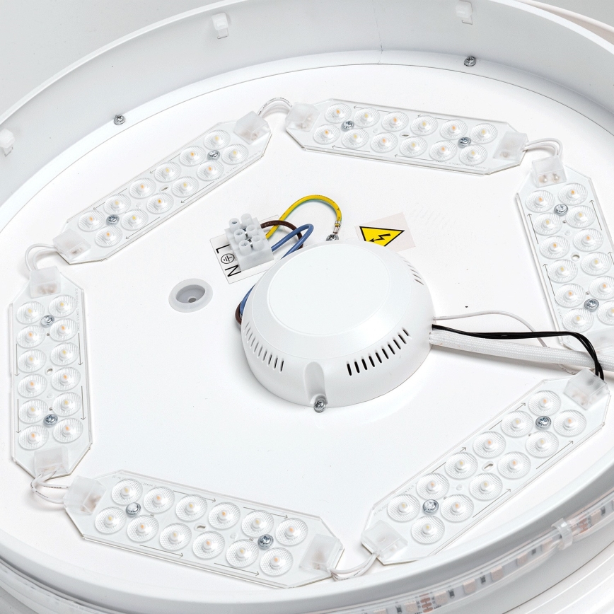 Aigostar - LED RGBW Pritemdomas vonios šviestuvas LED/27W/230V 40 cm Wi-Fi IP44