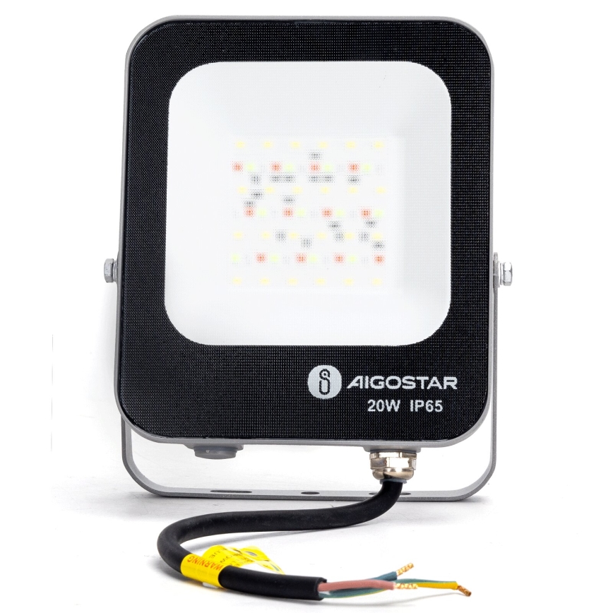 Aigostar - LED RGBW Pritemdomas prožektorius MESH Išmanus LED/20W/230V 6500K IP65 + nuotolinio valdymo pultas