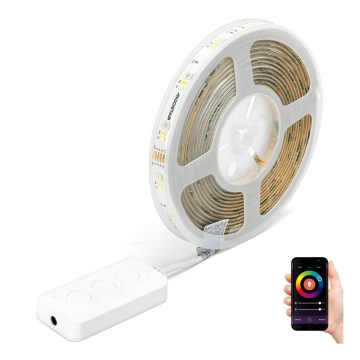 Aigostar - LED RGBW Reguliuojama juostelė 5m MESH Išmanus LED/24W/230V 2700-6500K + nuotolinio valdymo pultas