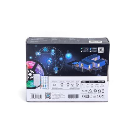 Aigostar - LED RGBW Reguliuojama juostelė LED/48W/12V 2x7,5 m Wi-Fi