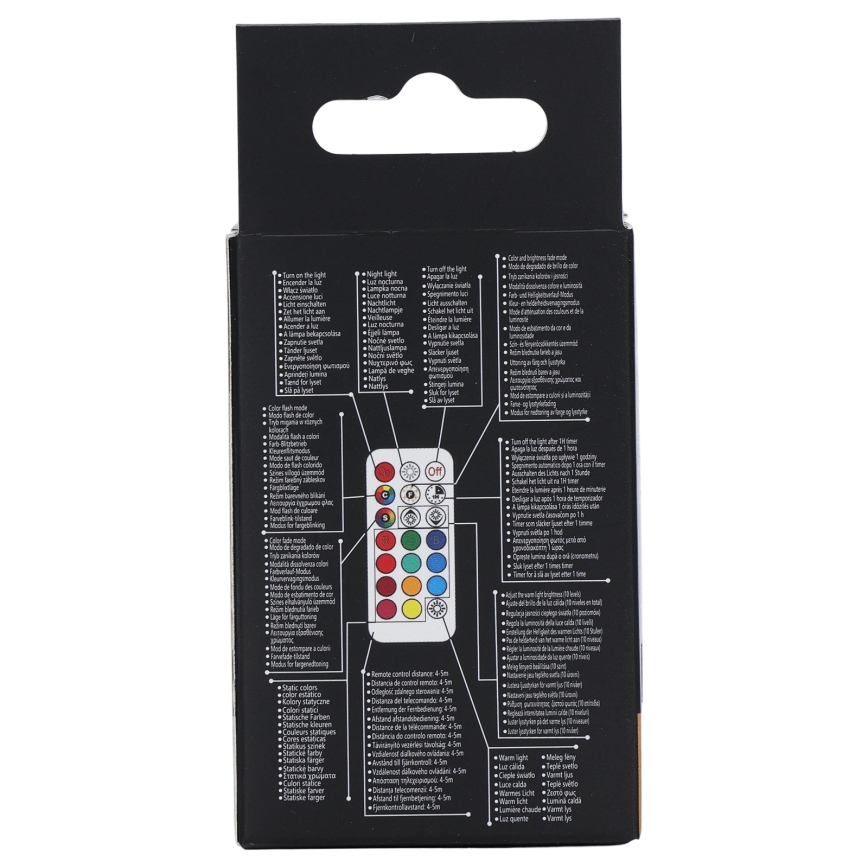 Aigostar - LED RGBW dimeriuojama lemputė GU10/6W/230V 3000K + nuotolinio valdymo pultas