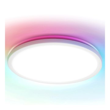 Aigostar - LED RGBW Reguliuojamas lubinis šviestuvas MESH LED/36W/230V 3000-6500K balta + nuotolinio valdymo pultas