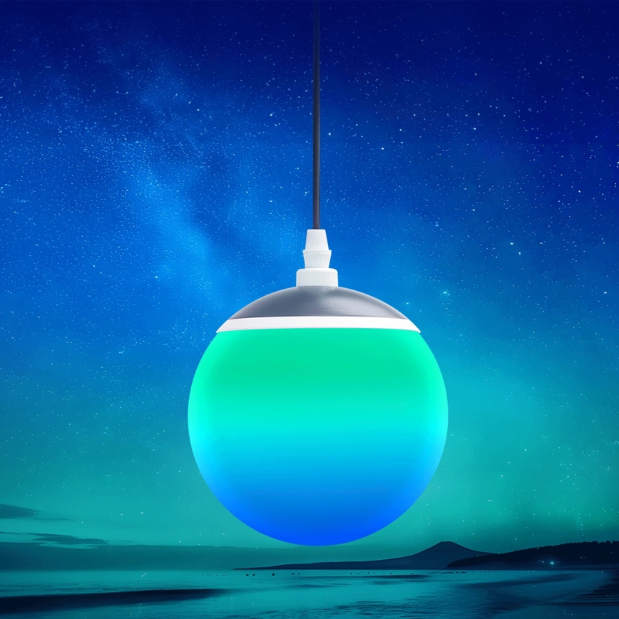 Aigostar - LED RGBW Reguliuojamas pakabinamas sietynas MESH LED/8W/230V 2700-6500K balta + nuotolinio valdymo pultas