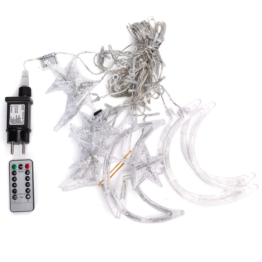 Aigostar - LED RGBY lauko kalėdinė girlianda 120xLED/8 funkcijų 3x0,6m IP44 daugiaspalvė + nuotolinis valdymas