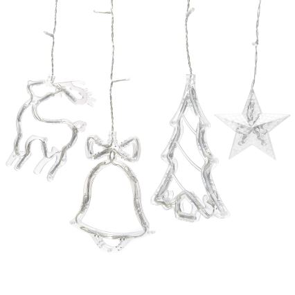 Aigostar - LED RGBY lauko girlianda, 120 LED/8 funkcijų, 3 x 0,6 m, IP44, daugiaspalvė + nuotolinis valdymas