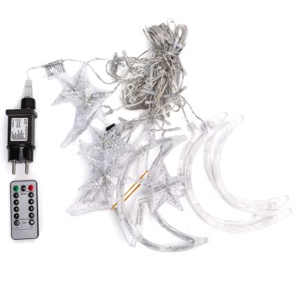 Aigostar - LED RGBY Lauko girlianda 120xLED/8 funkcijų 3x0,6m IP44 daugiaspalvė + su nuotoliniu pulteliu