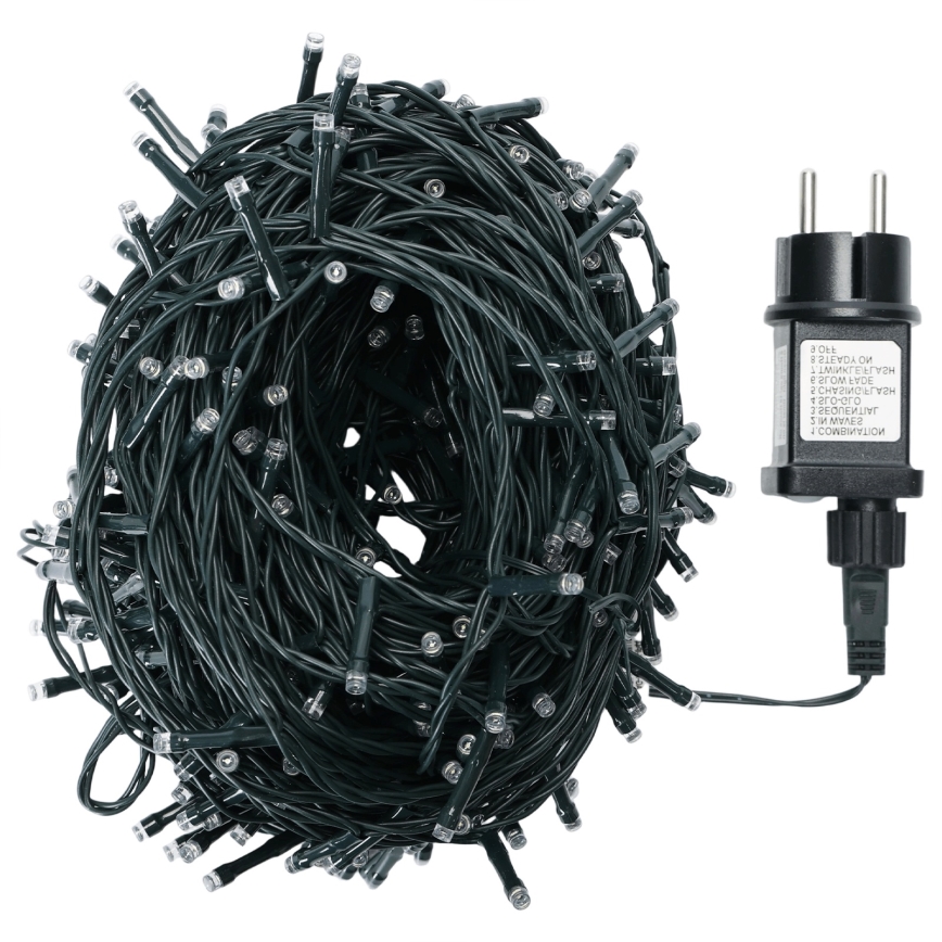 Aigostar - LED lauko kalėdinė girlianda, 300 LED, 30 m, IP44, daugiaspalvė