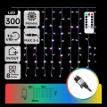 Aigostar - LED RGBY Lauko kalėdinė girlianda 300xLED/8 funkcijų 3x1m IP44 + nuotolinis valdymas