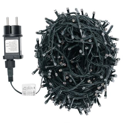 Aigostar - LED RGBY lauko kalėdinė girlianda 600xLED/8 funkcijų 30 m IP44