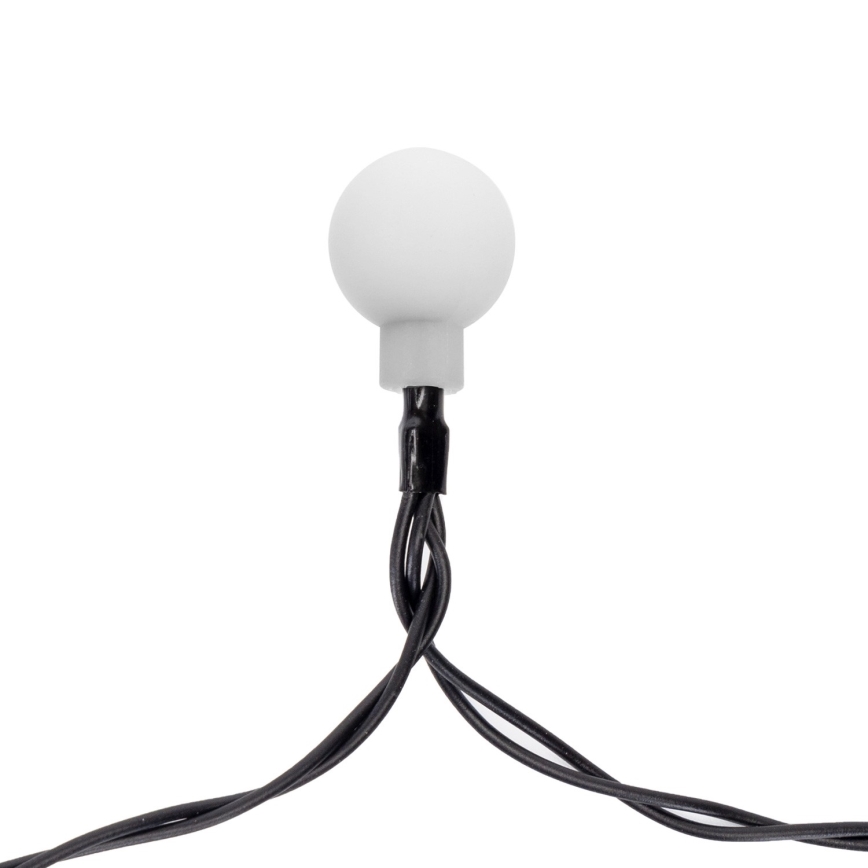 Aigostar - LED Saulės Dekoratyvinė girlianda 50xLED/8 funkcijos 12m IP65 800 mAh šilta balta