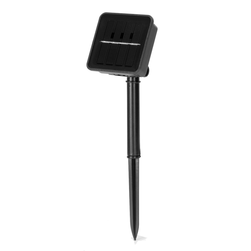 Aigostar - LED Saulės Dekoratyvinė girlianda 50xLED/8 funkcijos 12m IP65 800 mAh šilta balta