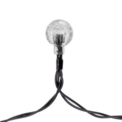 Aigostar - LED Saulės Dekoratyvinė girlianda 50xLED/8 funkcijos 12m IP65 800 mAh šilta balta