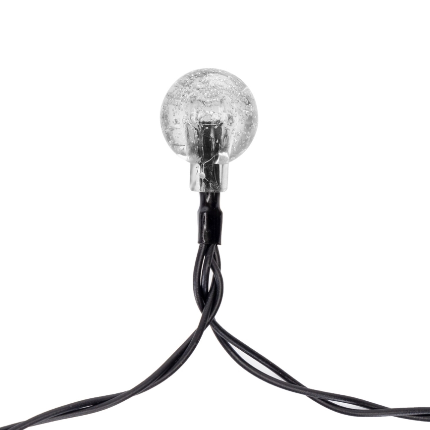 Aigostar - LED Saulės Dekoratyvinė girlianda 50xLED/8 funkcijos 12m IP65 800 mAh šilta balta