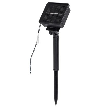 Aigostar - LED saulės energija varoma kalėdinė girlianda 200 LED/8 funkcijos 22m IP65 šiltai balta 800mAh