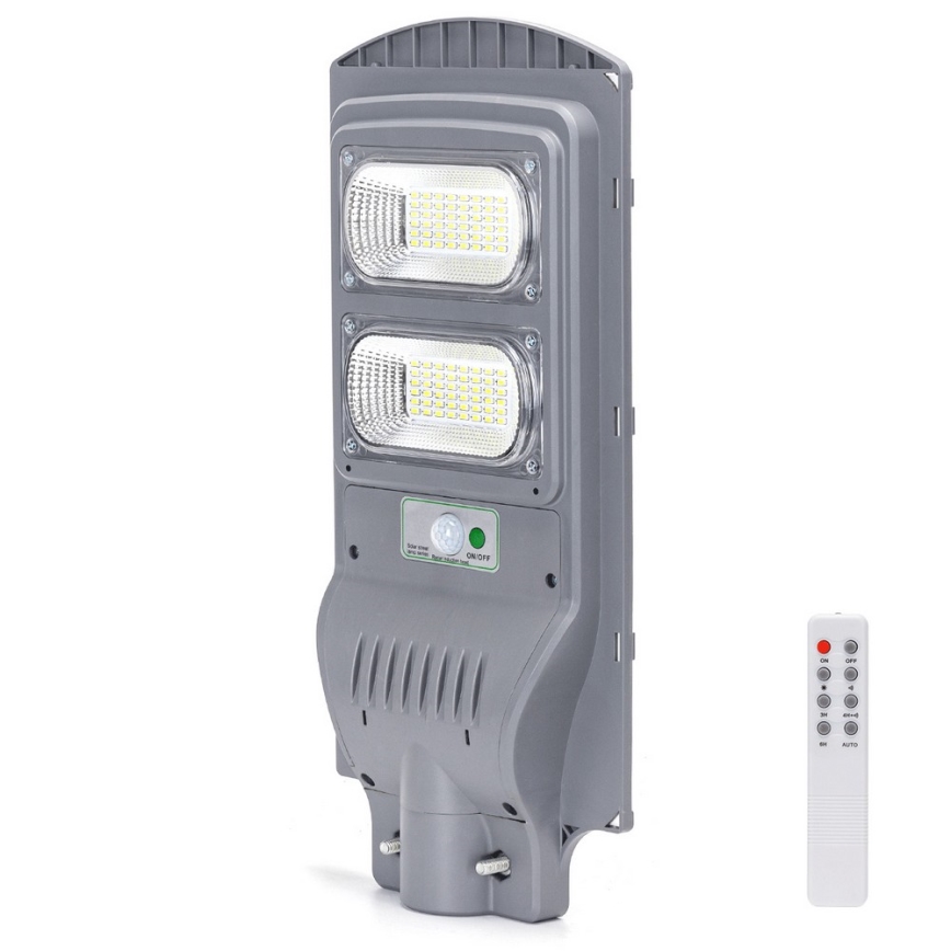 Aigostar - LED Saulės energijos gatvės lempa su jutikliu LED/100W/3,2V 10000mAh IP65 6500K + nuotolinio valdymo pultas