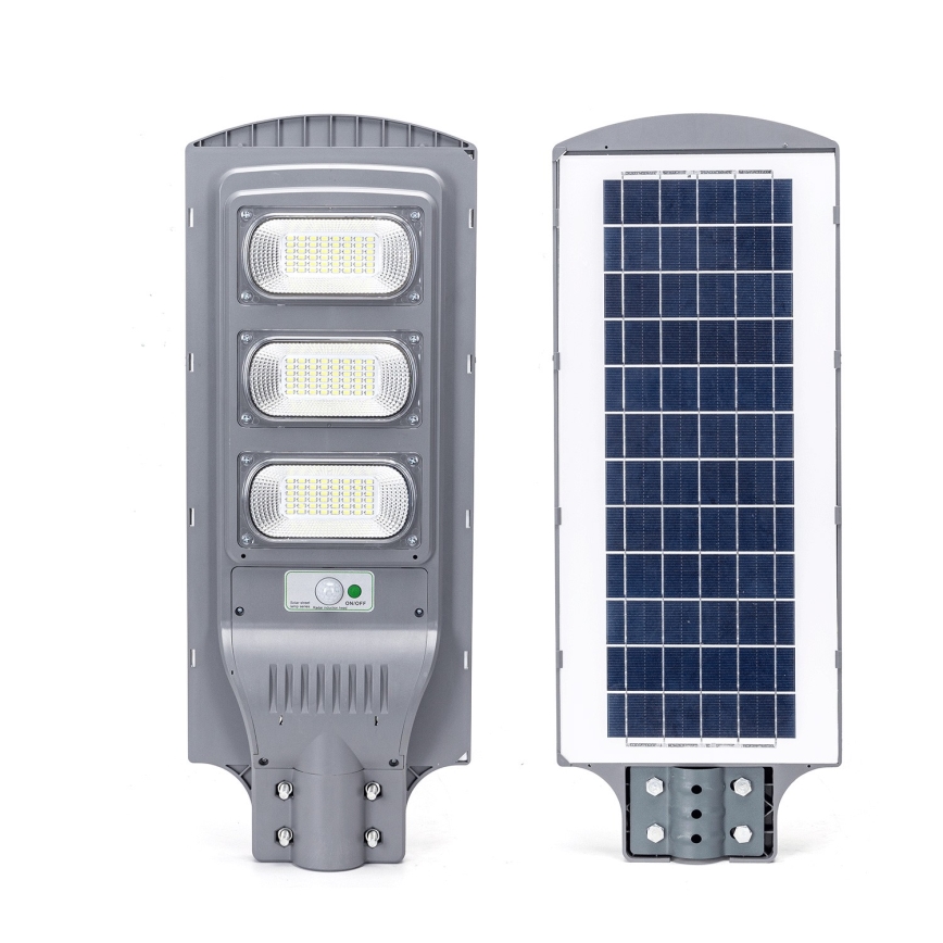 Aigostar - LED saulės energijos gatvės lempa su judesio ir prieblandos jutikliu LED/150W/3,2V 15000mAh IP65 6500K + nuotolinio valdymo pultas