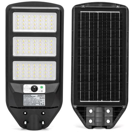 Aigostar - LED Saulės energijos gatvės lempa su jutikliu LED/150W/3,2V 8000mAh IP65 6500K + nuotolinio valdymo pultas